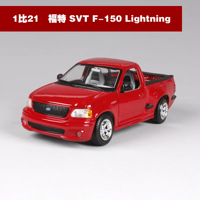 1:18 оригинальные литые модели автомобилей Maisto из сплава домашний декор имитация автомобилей mkd2 для детей Ford Mustang - Цвет: SVT F-1501fordred