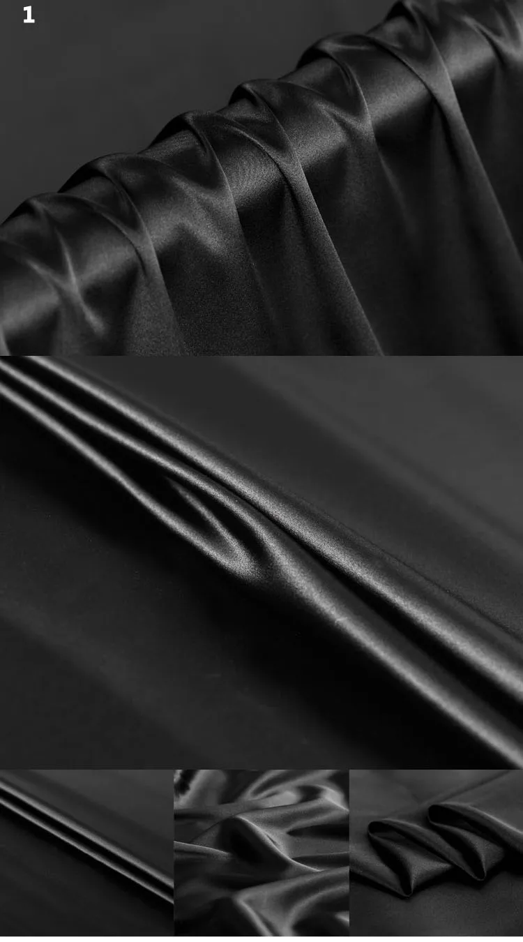 19M/M 24COLORS digital painting stretch satin silk fabric for dress tissu au metre telas por metros tecido tela shabby chic DIY