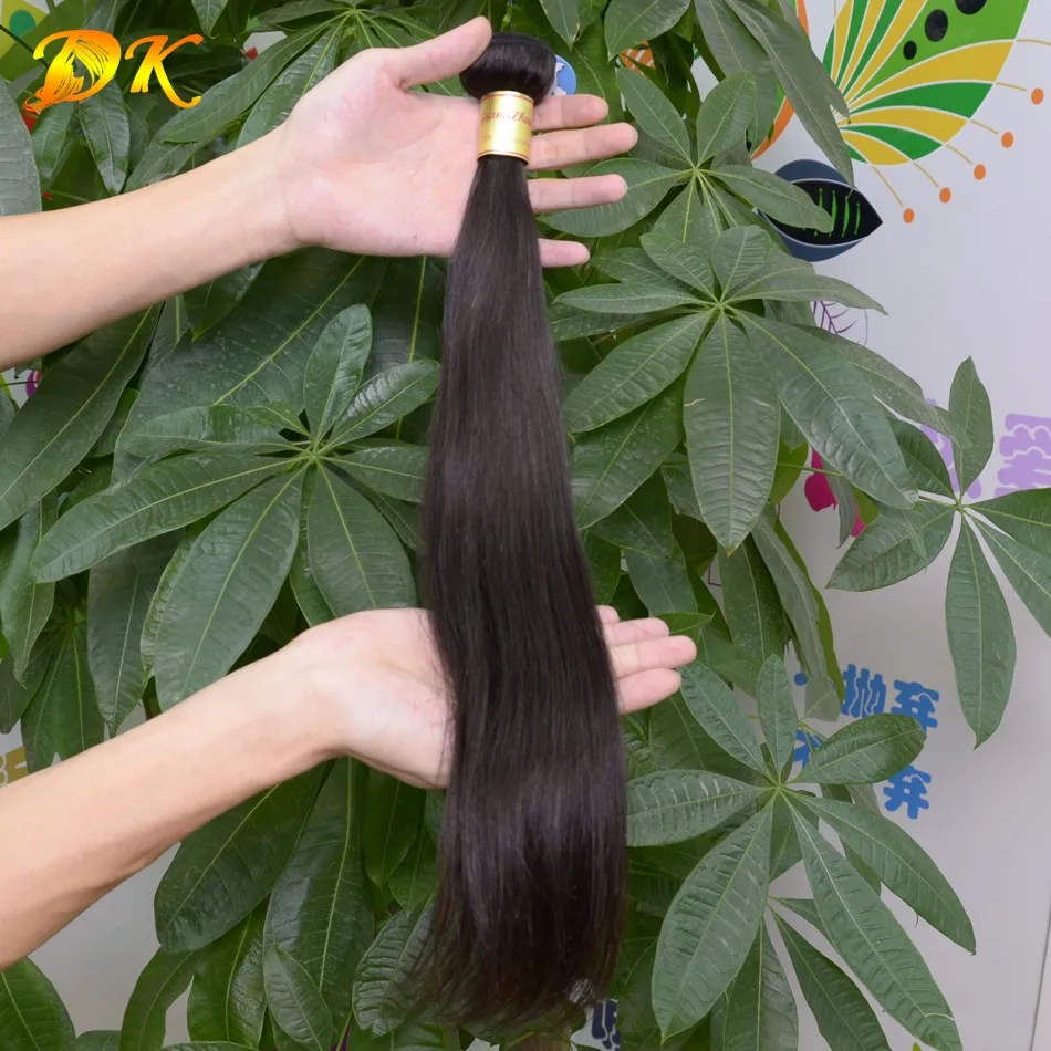 6A Unprocessed Burmese Virgin Hair Straight Human Weave 3Pcs Natural Color Cheap Extensions |