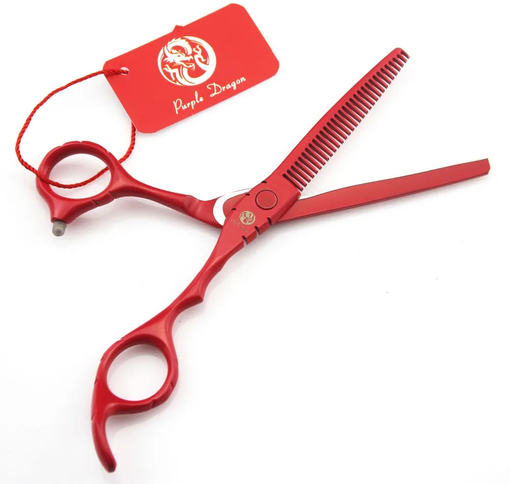 Парикмахерские ножницы JP 440C 62HRC для Красной краски 6 дюймов 508 #|cutting scissors|hairdressing