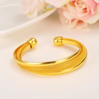 gold dubai iindia ethiopian bangle for women bracelet party jewelry african arab accessories gifts cuff bangle men bracelet wedd