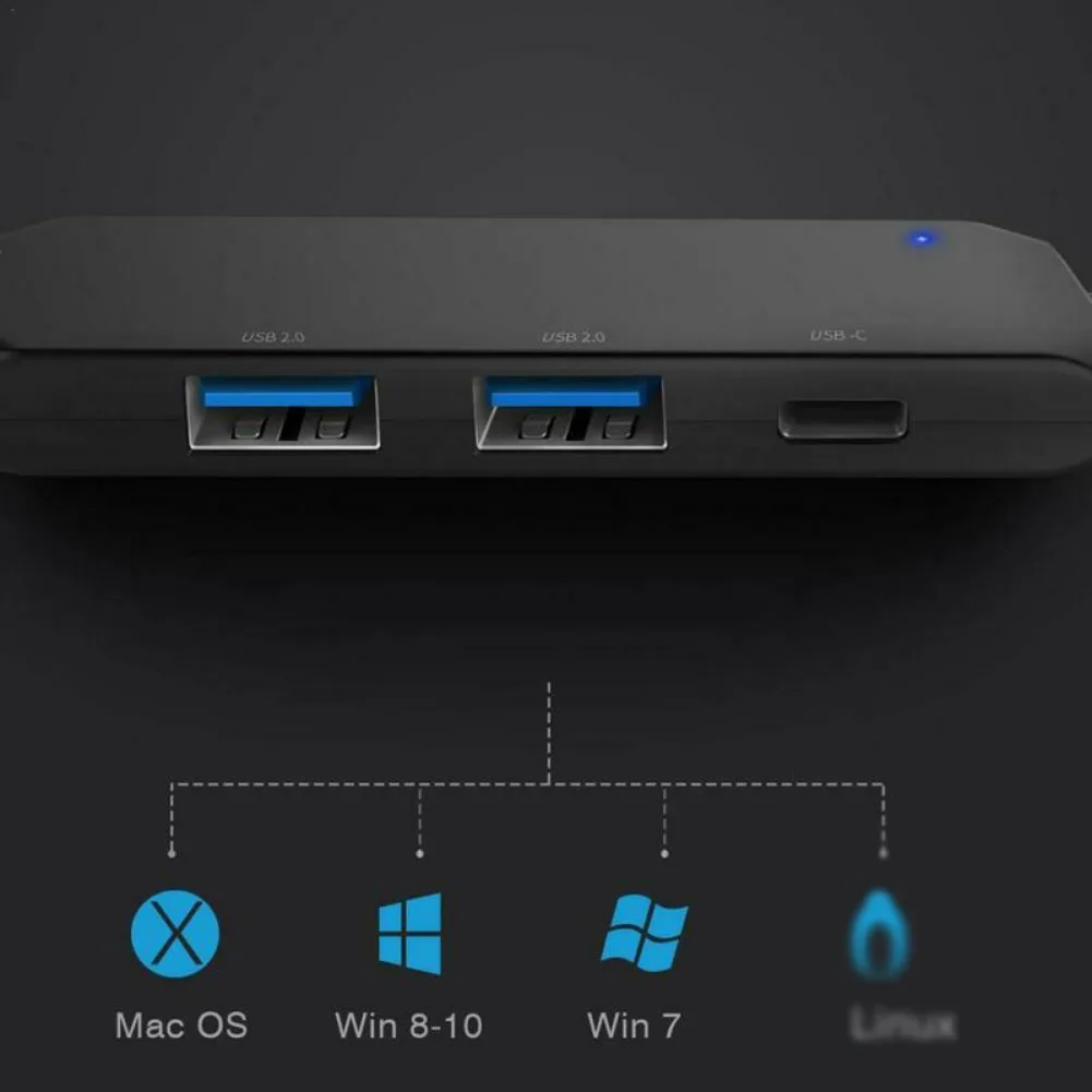 Концентратор USB Type C к HDMI 4K USB 2,0 Thunderbolt 3 адаптер Dex станция для Apple Macbook pro samsung Galaxy Note 8 S8 S9