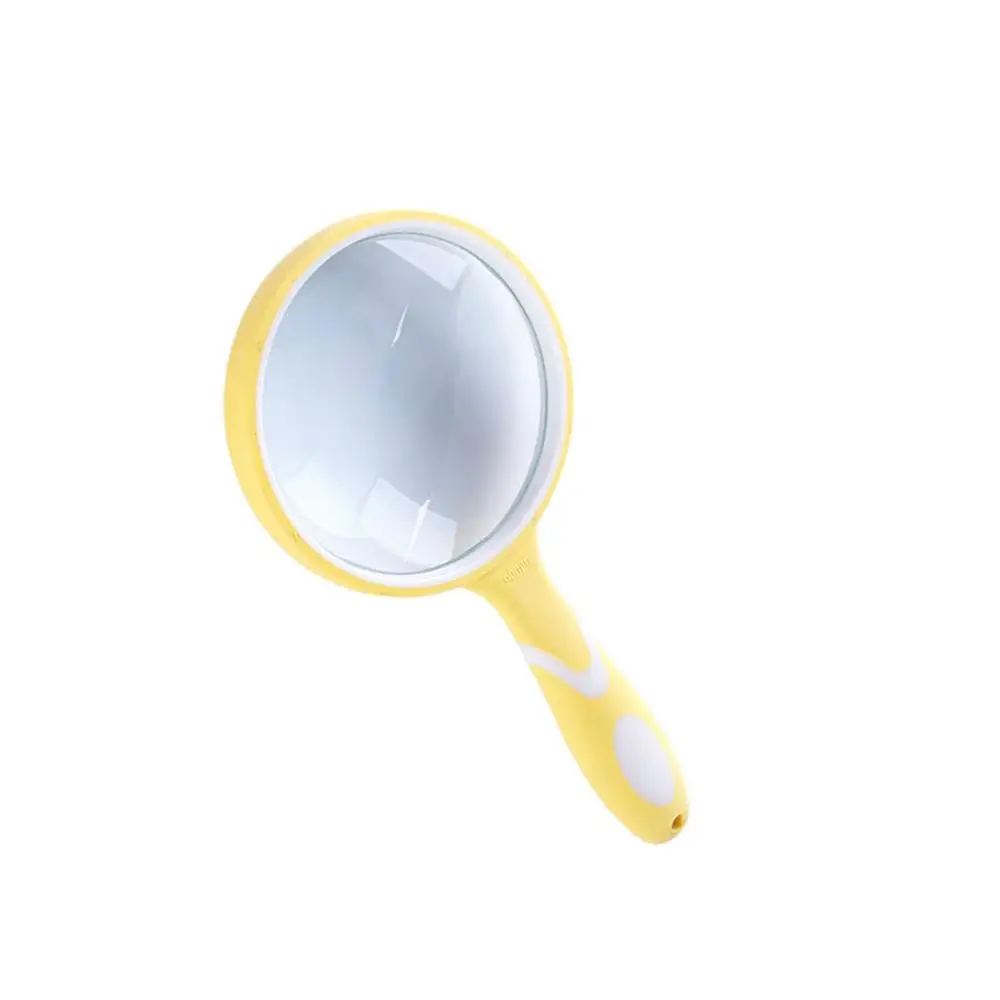 Другое 10X Optical Handheld Magnifier Easy Grip Ergonomic Rubber Handle Glass Lenses Magnifying Jewelry Magnifier Reading Loupe - Цвет: Другое