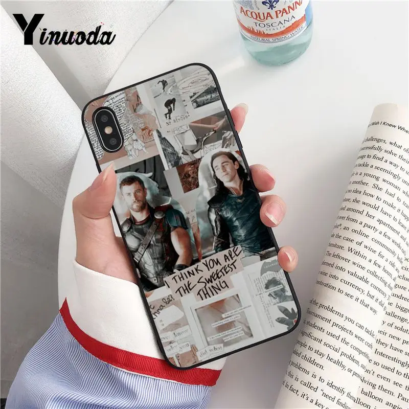 Цветной милый чехол для телефона Yinuoda The Avengers Thor loki Marvel iPhone 8 7 6 6S Plus X XS MAX 5 5S SE XR 10 |