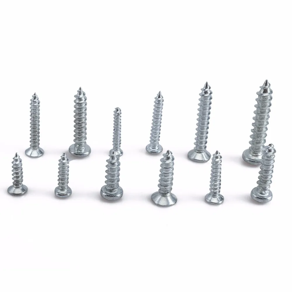 360 шт. деревянные винты ассортимент самонарезающие содержит 12 популярных