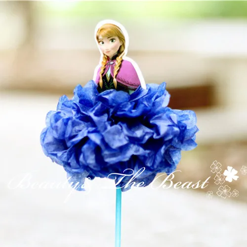 7 2 '' длинное платье принцессы Снежная Королева Эльза для капкейка День