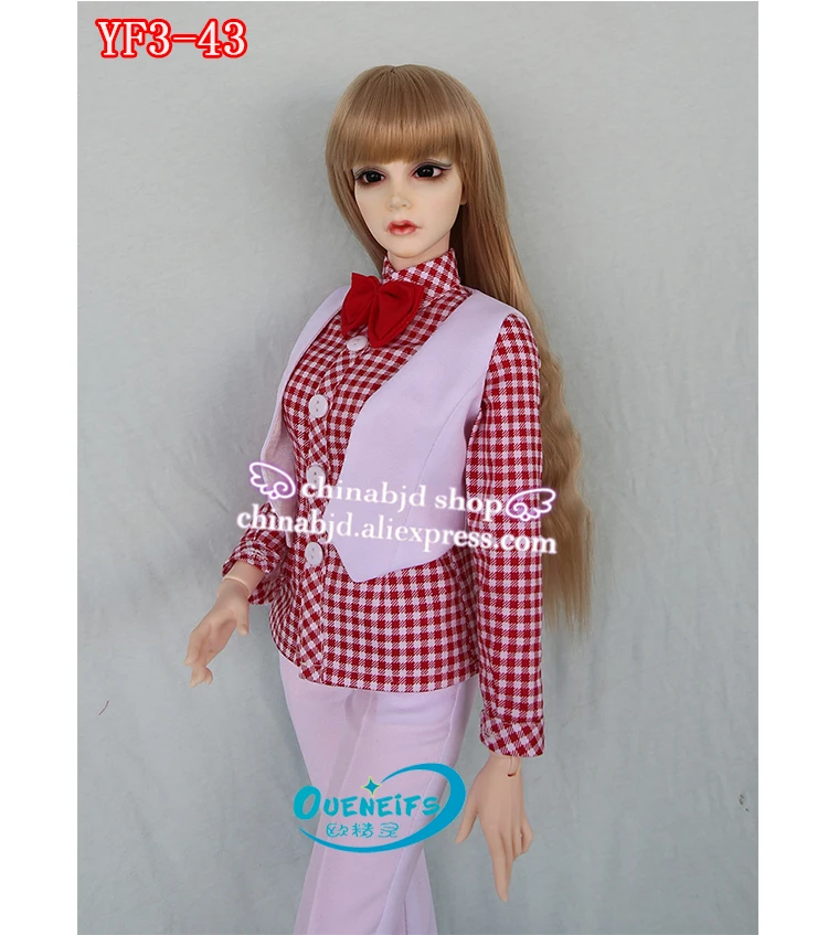 BJD SD кукольная одежда 1/3 жилет для девочки брюки блузка деловой стиль Supia SID Girl Body YF3