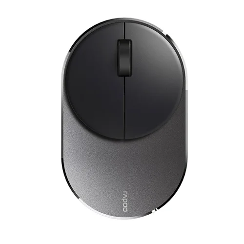 Black Rapoo Multi-mode Silent Wireless Mouse 1300DPI Bluetooth 3.0/4.0 RF 2.4G for 3 Devices Connection Portable Computer Mouse#M600 - Цвет: Black