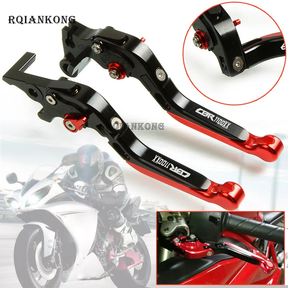 CNC мотоцикл регулируемые складные тормозные рычаги сцепления для CBR1100XX/BLACKBIRD 1997 07