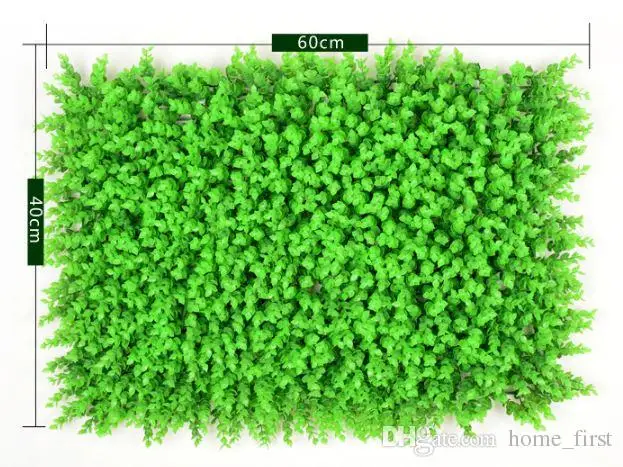 

Environment Atificial Turf Wall Milan Eucalyptus Plastic Proof Lawn 60*40cm Outdoor Ivy Fence Bush Plant Wall Garden Decorations
