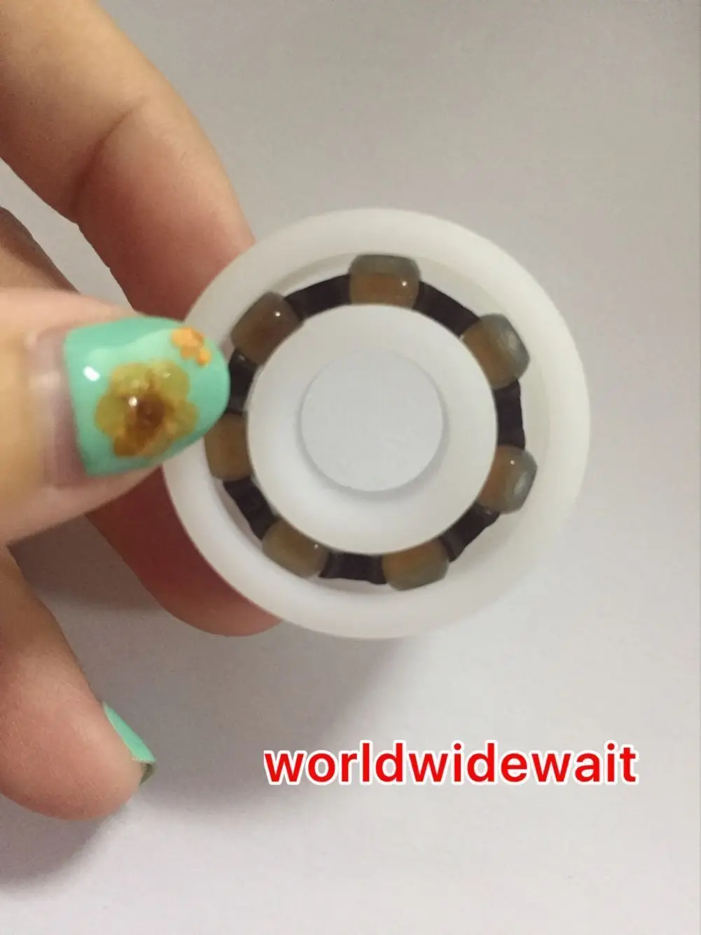

2pcs 626 627 628 629 Deep Groove Radial Ball Bearing POM Plastic Glass White