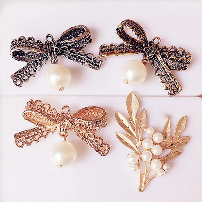 1 шт. жемчужные пуговицы из сплава|Пуговицы| |