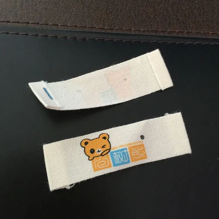 Конец сложить текстиль на заказ этикетки собственные тканые и бирки для