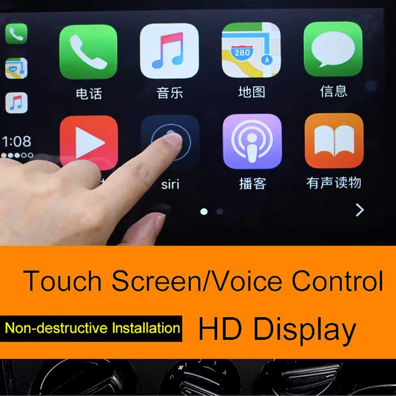 GreenYi USB Carplay ключ для автомобиля Android OS навигационный плеер Smart Link CarPlay только