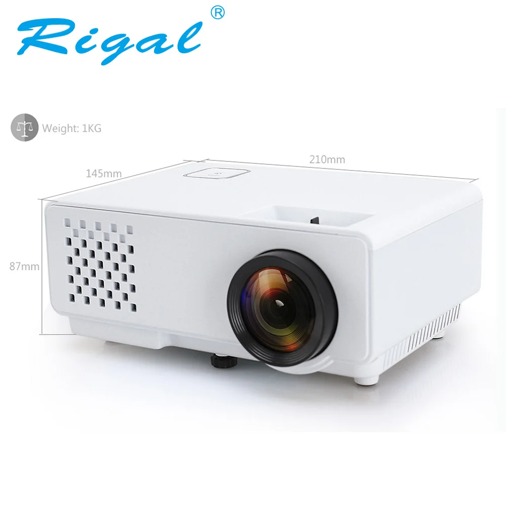 Rigal HD RD810 мини-проектор 1000 люмен портативный мини светодиодный видеопроектор RD-810