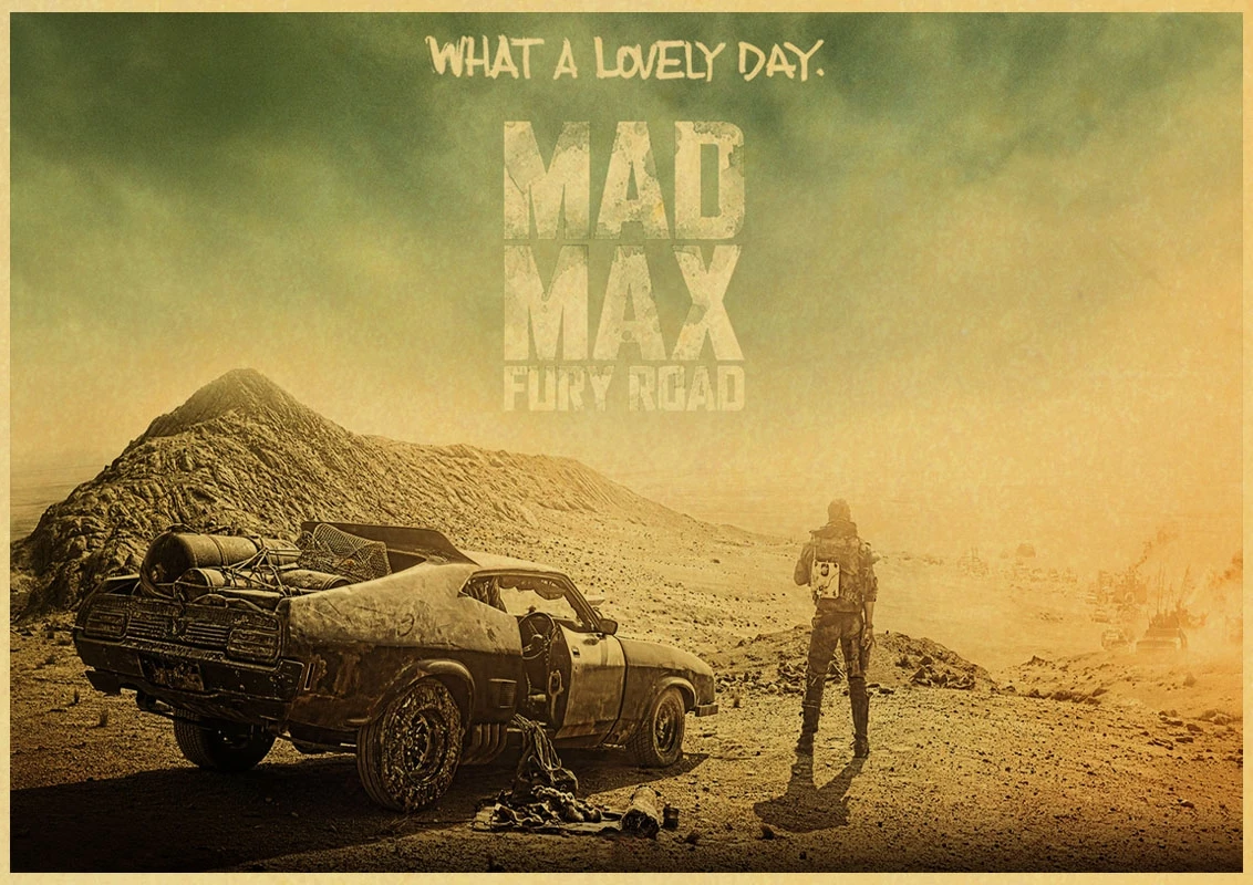 Mad Max фильм винтажные Плакаты для домашнего декора крафт-бумага высокого качества плакат стикер стены - Цвет: A021