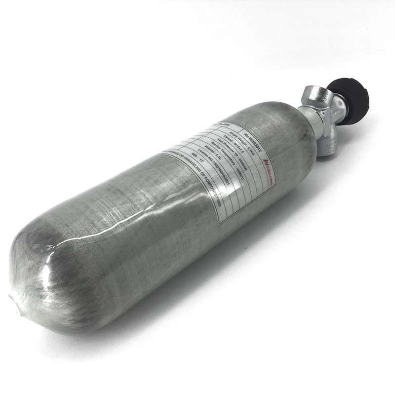 Цилиндр для пейнтбольной винтовки AC30111 pcp HPA 300bar 4500psi 1.1L пневматическая винтовка m18