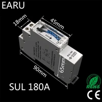 sul180a 15 minutes mechanical timer 24 hours programmable din rail timer time switch relay measurement analysis instruments new