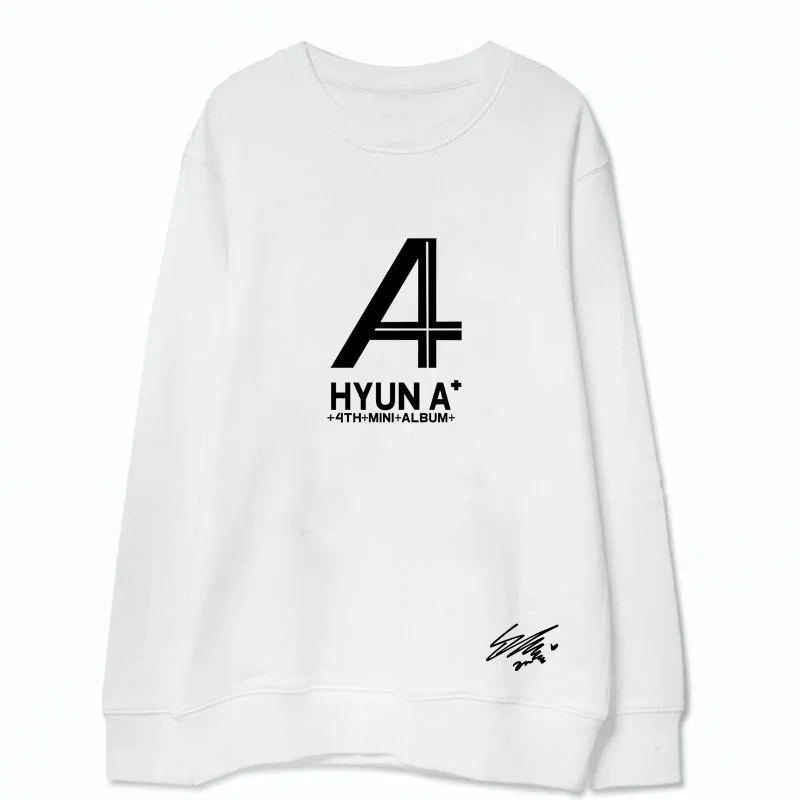 Толстовка с круглым вырезом принтом альбома a + 4 минуты|sweatshirt panda|sweatshirt ymcmbalbum coin |
