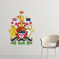 canada national emblem country symbol mark pattern removable wall sticker art decals mural diy wallpaper for room decal