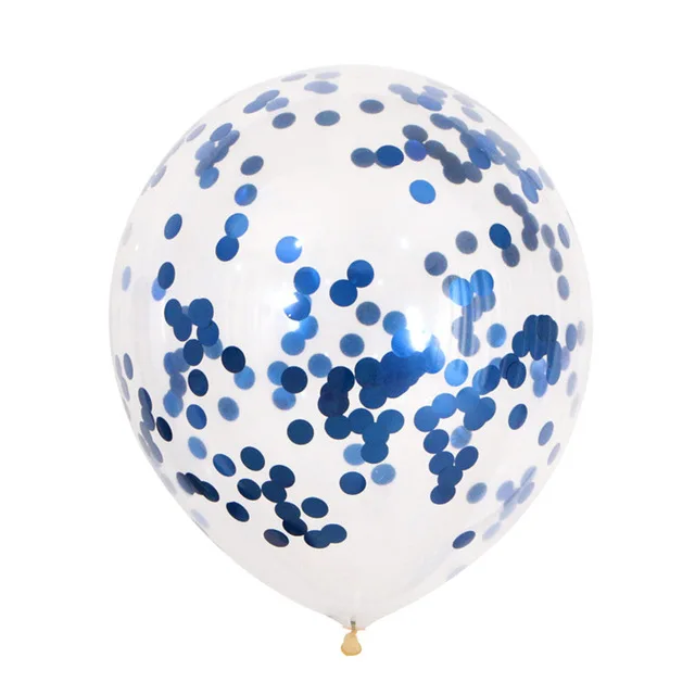 5pc confetti ballon 1m Balloon Sticks Holders Balloons Accessories Balloon Arch Chain Ballons Stand Kit Ring Clips Birthday Party Wedding Decors - Цвет: 5pc confetti ballon