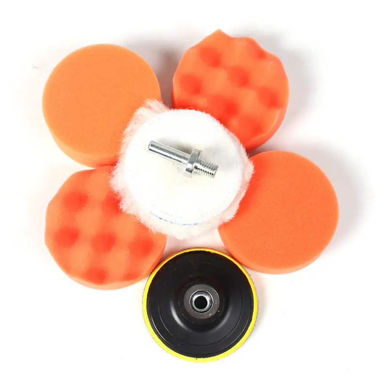 Автомобильная полировальная Подушка 3 &quot 7 шт. набор полировальных подушек для