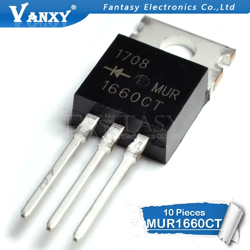 10 шт. MUR1660G TO220 MUR1660CT U1660G TO 220 MUR1660 1660CT новый оригинальный|Интегральные схемы| |