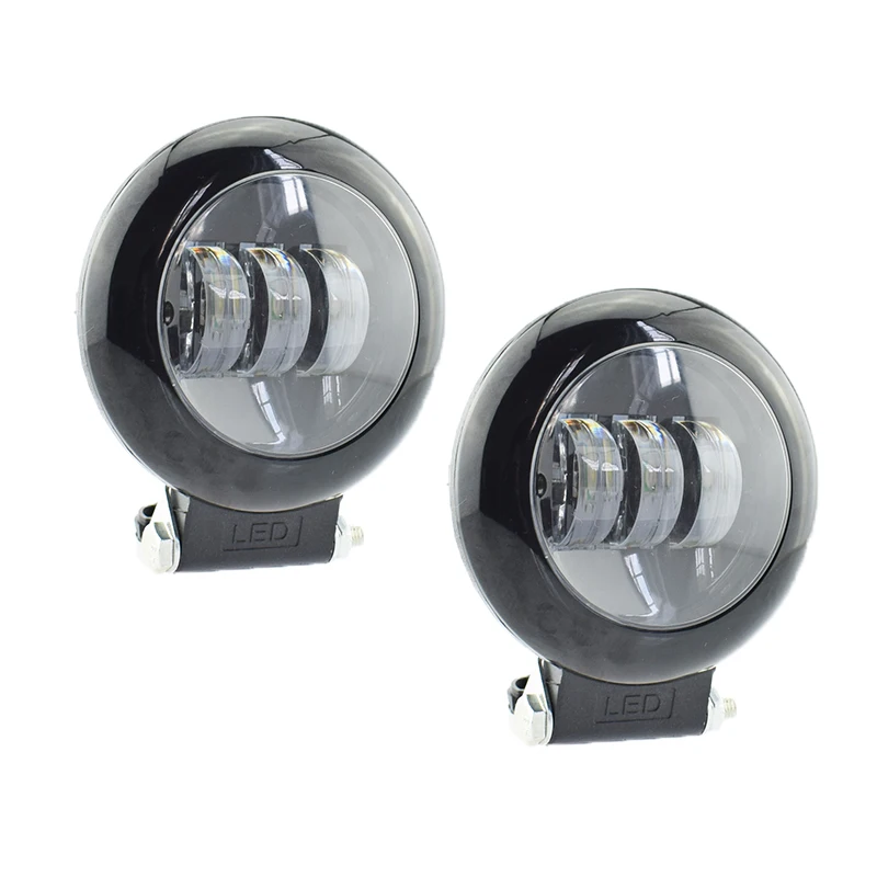 

2 Pcs motorcycle led headlamp 12V 50W/pair auxiliary light motorbike headlights 6500K super brightness fog lamps motor head lamp
