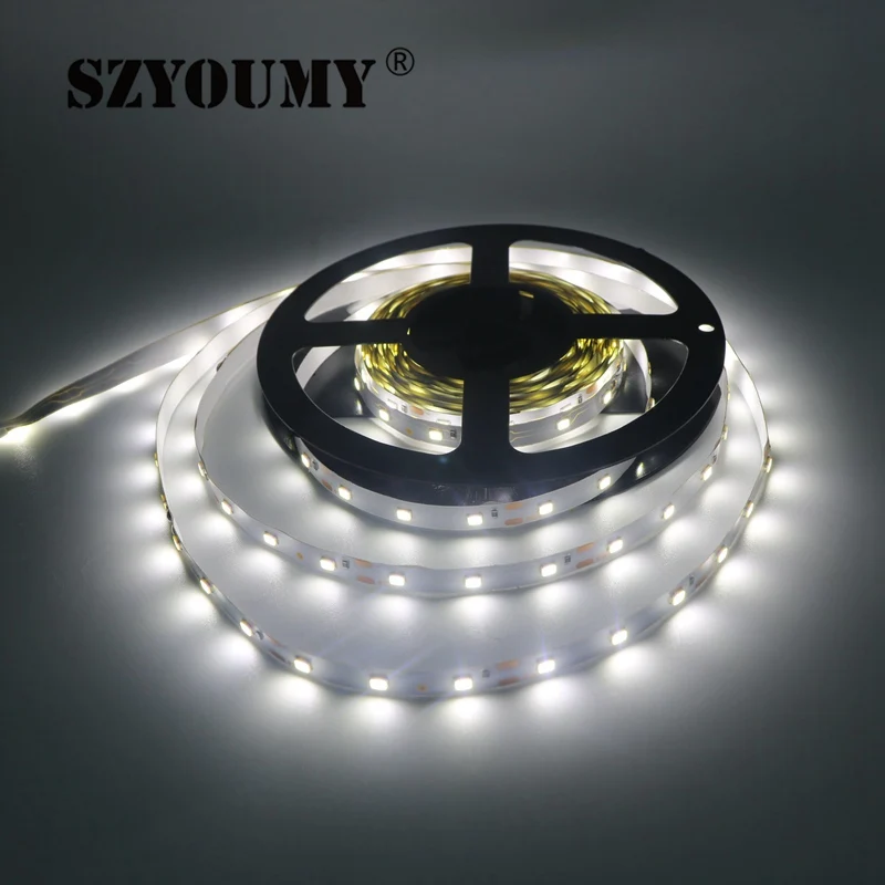Светодиодная лента SZYOUMY 5 м 300 светодиодов 2835 SMD высокий световой поток более 3528 3014