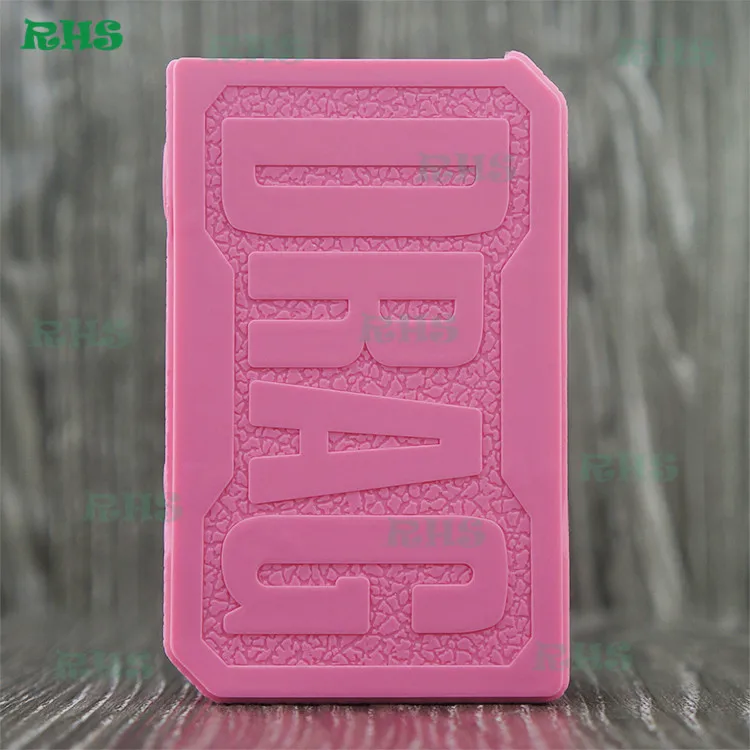 pink RHS VOOPOO Drag 157W силиконовый чехол, толстый защитный чехол для Drag 157w mod, пылезащитный чехол - Цвет: pink
