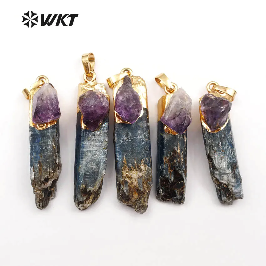 WT-P1392 WKT оптовая продажа ювелирные изделия из натурального камня Голубой Кианит с