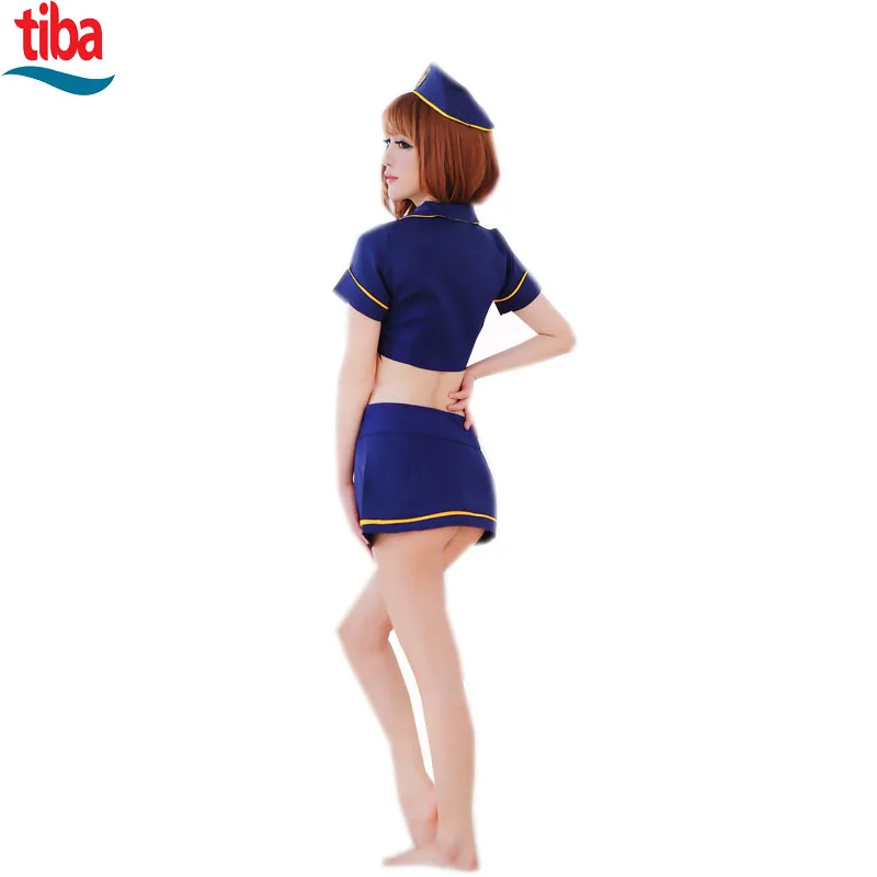 Пикантные sailor uniformSexy белье эротическое горячая Babydoll платье Для женщин ролевой