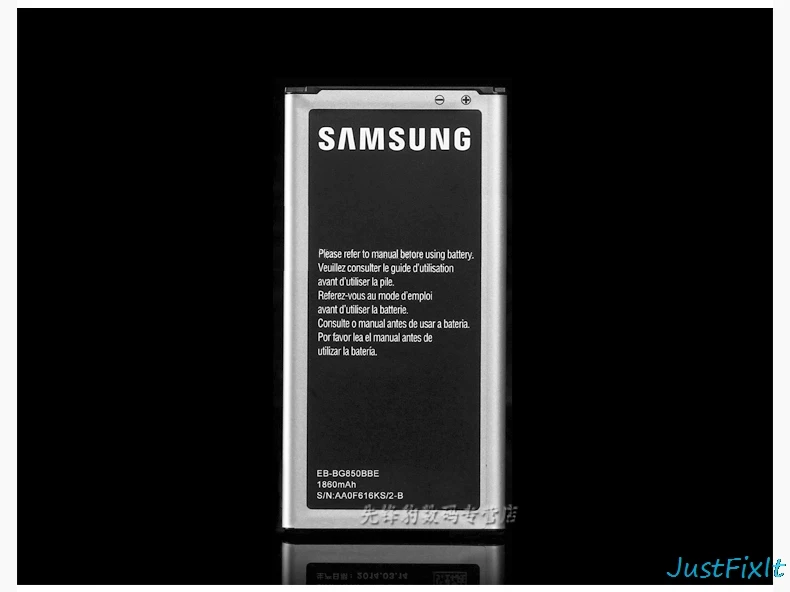 Новый оригинальный Батарея EB BG850BBE для samsung GALAXY Alpha G850 G8508S G850Y G850K G8509V G850A G850F NFC 1860