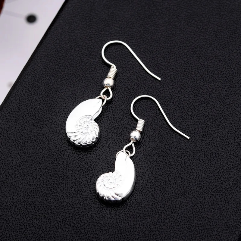 Cute conch drop earrings for women fashion river snail jewelry shell as gift factory bulk | Украшения и аксессуары