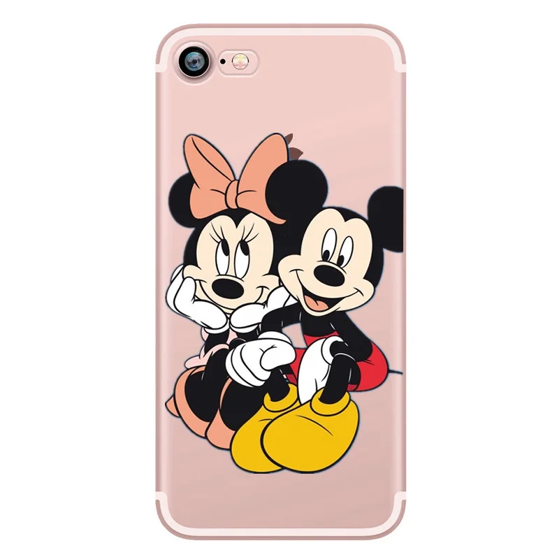 Силиконовый чехол для телефона iPhone 7 сумки милый мягкий Минни фламинго IPhone X 10 8 Plus