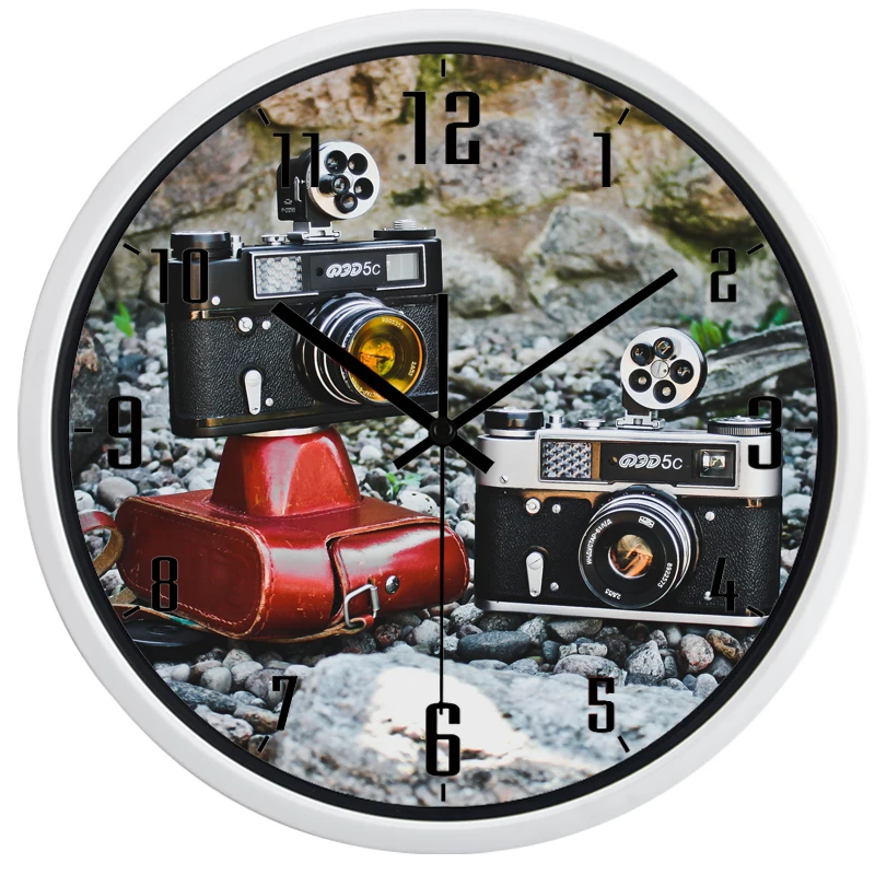 Настенные часы в стиле ретро популярные модные тихие большие настенные с