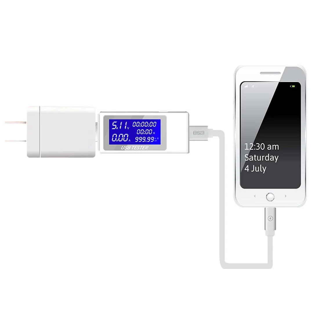 9 в 1 зарядное устройство Тестер DC 4 30 USB измеритель напряжения тока таймер