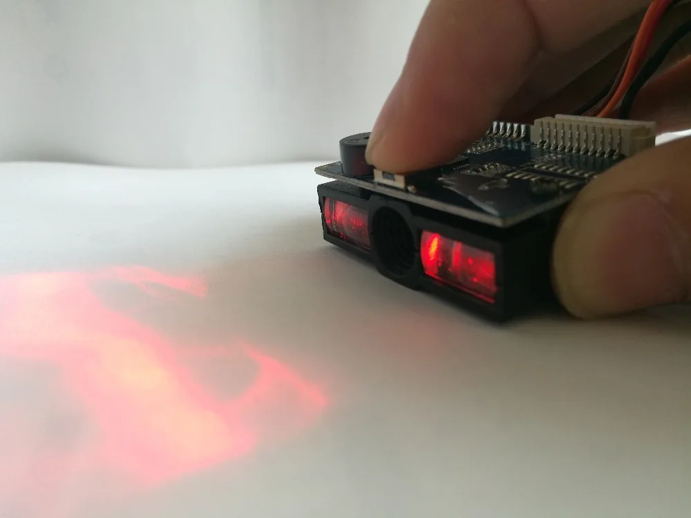 1D красный светодиод дальнее сканирование расстояние OEM считыватель