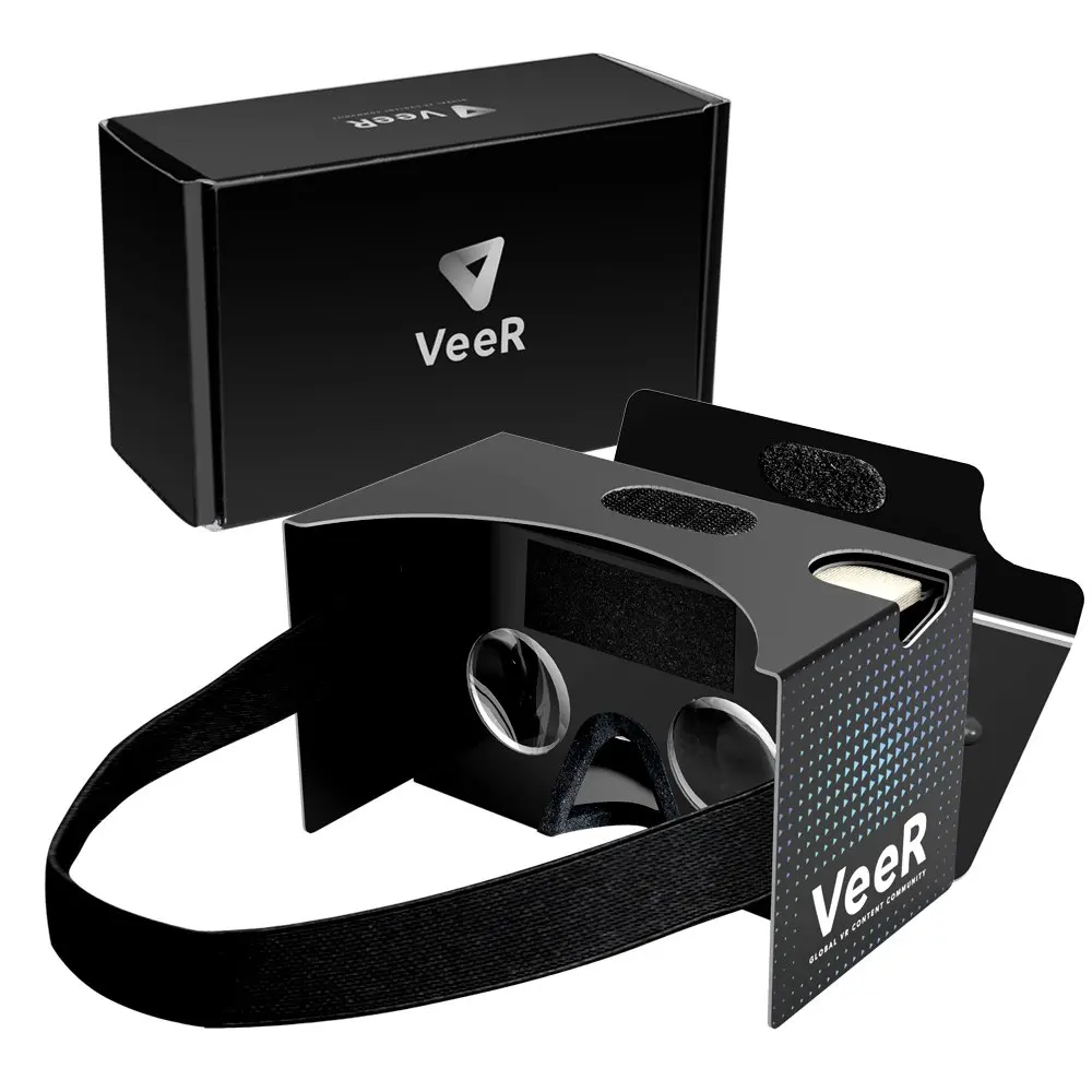 Картонная коробка виртуальной реальности для VR 360 видео и фильмов совместимая со