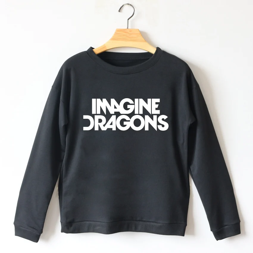 2017 Fashion Hoodies Women Sweatshirts Casual Letters Print Long Sleeve Black Pullovers Loose tops Female Sweatshirt | Женская одежда