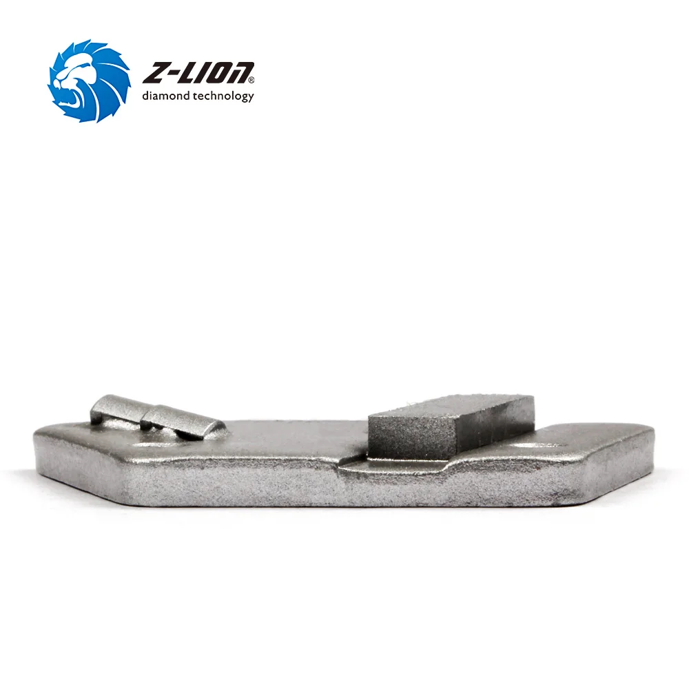 Z-LION 12PCS/LOT PCD Diamond Grinding Block Epoxy Glue Paint Removing Disk Concrete Floor Trapezoid Polishing Pad Abrasive Tools |