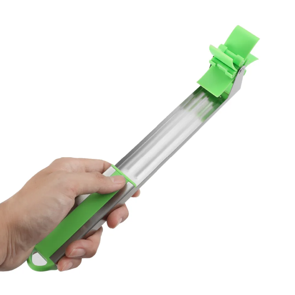 1PC Watermelon Slicer Cutter Tongs Corer Fruit Melon Stainless Steel Tools Cut Refreshing Cubes Q 015 | Дом и сад