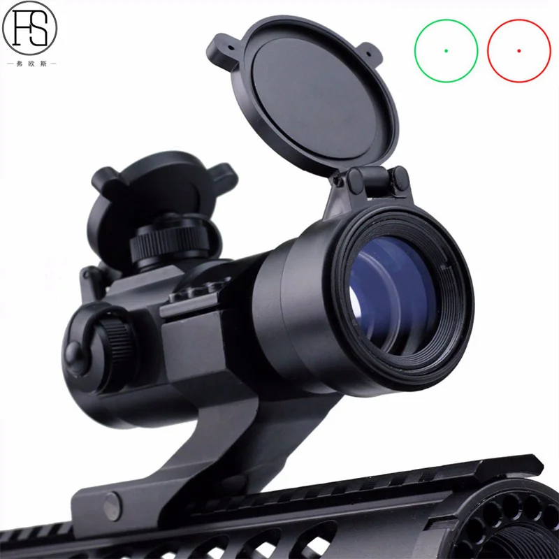 Тактический монокулярный телескоп для охоты 1x30 Красная Зеленая точка|dot sight|green dot