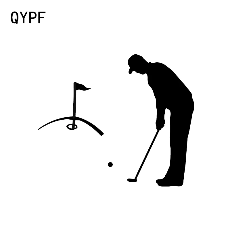 QYPF 14 1*12 см таинственный декор для гольфа Графический стикер моделирования