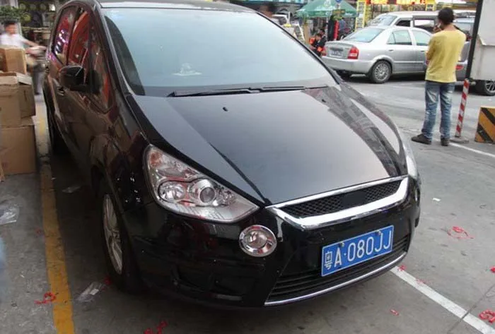 Abs хромированная передняя решетка вокруг отделки для Ford S MAX SMAX 2007 2010 2011 2012|chrome front
