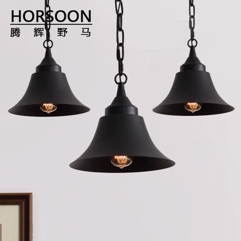 Mustang Nordic American country chandelier lighting minimalist modern retro living room dining Bedroom chandelie |