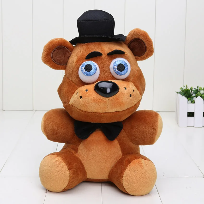 FNAF Mangle Foxy Freddy Fazbear-mu&ntilde;eco de peluche de buena calidad, juguete de 25cm, nuevo-1