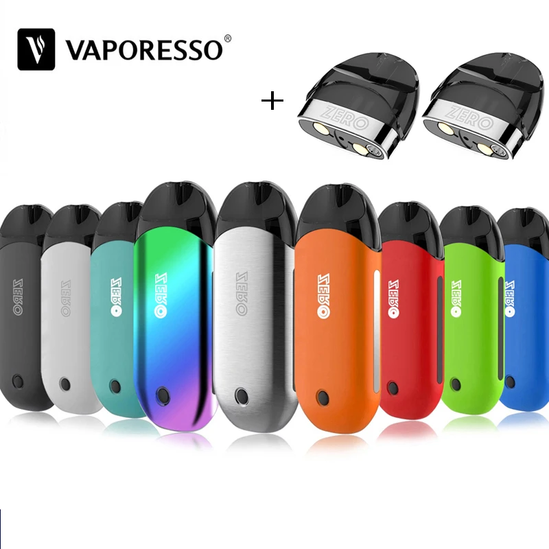 Vaporesso Zero Pod Комплект с 2 2 мл Zero Pods 650 мАч батарейный мод Ccell катушка электронная сигарета все-в-одном комплект цвет