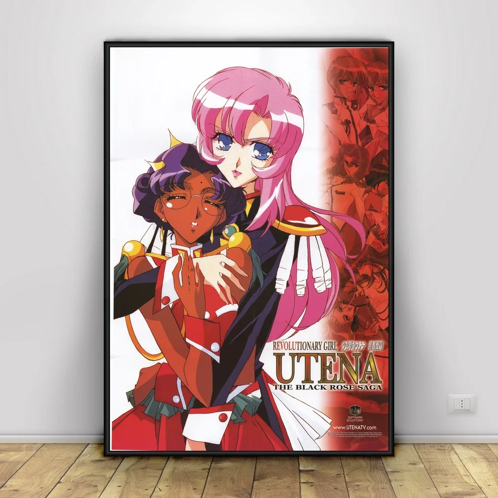 Революционная девушка Utena художественная шелковая ткань плакат печать 24x36