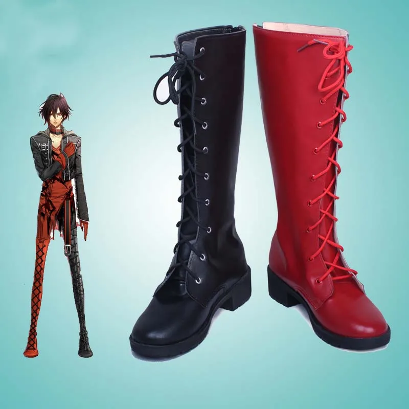 Ботинки для косплея AMNESIA Shin аниме обувь на заказ|custom made|custom anime shoescustom shoes |